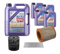 FEBI Controllo Set 9L LIQUI MOLY 5W-40 Leichtlauf High Tech Per Peugeot Boxer