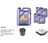 FEBI Controllo Set 9L LIQUI MOLY 5W-40 Leichtlauf High Tech Per Suzuki Grand