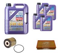 FEBI Controllo Set 9L LIQUI MOLY 5W-40 Leichtlauf High Tech Per Volvo V70 II