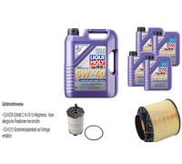 Febi Controllo Set 9L Liqui Moly 5W-40 Scorrevolezza High-Tech per Audi A5 8T3