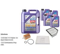 Febi Controllo Set 9L Liqui Moly 5W-40 Scorrevolezza High-Tech per Lexus Is II