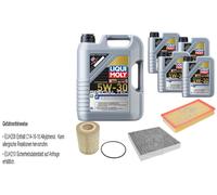 Febi Controllo Set 9L Liqui Moly Special Tec F 5W-30 per Jaguar XJ X35_