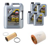 FEBI Controllo Set 9L LIQUI MOLY TOP TEC 4100 5W-40 Per Audi A6 4G2 C7 4GC