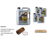 FEBI Controllo Set 9L LIQUI MOLY TOP TEC 4100 5W-40 Per BMW 5 Serie E39 525tds