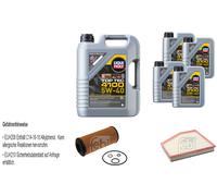 Febi Controllo Set 9L Liqui Moly Top Tec 4100 5W-40 per BMW 5er Touring E61