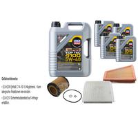 Febi Controllo Set 9L Liqui Moly Top Tec 4100 5W-40 per BMW Z4 Roadster E89