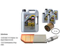 Febi Controllo Set 9L Liqui Moly Top Tec 4100 5W-40 per Bwm 4 Coupé F32