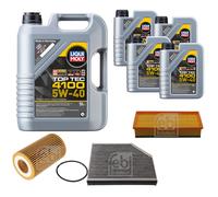 Febi Controllo Set 9L Liqui Moly Top Tec 4100 5W-40 per di Audi A5