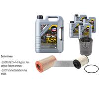 Febi Controllo Set 9L Liqui Moly Top Tec 4100 5W-40 per Fiat Ducato Cassone