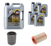 FEBI Controllo Set 9L LIQUI MOLY TOP TEC 4100 5W-40 Per Fiat Ducato Kasten