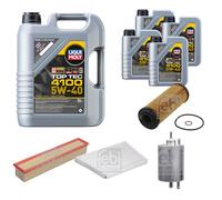 FEBI Controllo Set 9L LIQUI MOLY TOP TEC 4100 5W-40 Per Mercedes C-Klasse