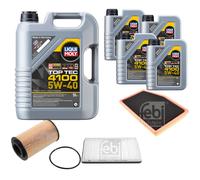 Febi Controllo Set 9L Liqui Moly Top Tec 4100 5W-40 per Porsche Boxster