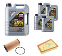 FEBI Controllo Set 9L LIQUI MOLY TOP TEC 4100 5W-40 Per Renault Megane II