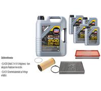 Febi Controllo Set 9L Liqui Moly Top Tec 4100 5W-40 per VW Touareg 7P5
