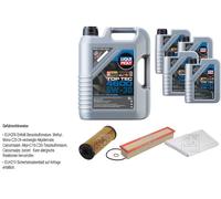 Febi Controllo Set 9L Liqui Moly Top Tec 4600 5W-30 per Mercedes C Coupe