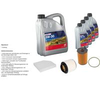 Febi Controllo Set 9L Longlife Plus 5W-30 per Audi Q5 8RB 3.0 Tdi, Quattro