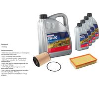 Febi Controllo Set 9L Longlife Plus 5W-30 per VW Multivan Di V 7HM 7HN