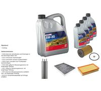 Febi Controllo Set 9L Longlife Plus 5W-30 per VW Transporter VI Cassone