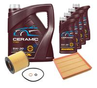 FEBI Controllo Set 9L MANNOL Ceramic 5W-30 Adatto Per BMW X6 xDrive35i