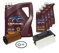 FEBI Controllo set 9L MANNOL Ceramic 5W-30 per Mercedes-Benz classe E