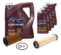 FEBI Controllo Set 9L MANNOL Ceramic 5W-30 Per Mercedes-Benz E-Klasse
