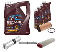 FEBI Controllo Set 9L MANNOL Ceramic 5W-40 Per BMW 3er Cabriolet 330d