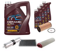FEBI Controllo Set 9L MANNOL Ceramic 5W-40 Per BMW X5 3.0d