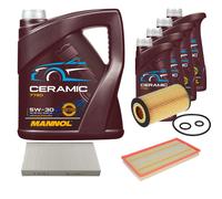 Febi Controllo Set 9L mannol Ceramica 5W-30 per Mercedes-Benz / Mixto