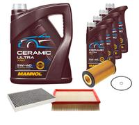Febi Controllo Set 9L mannol Ceramica 5W-40 per Audi Allroad 4.2 V8 Quattro