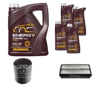 FEBI Controllo Set 9L MANNOL Energy Combi LL 5W-30 Per Toyota Avensis