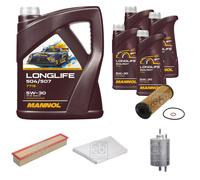 FEBI Controllo Set 9L MANNOL LONGLIFE 504/507 5W-30 Per Mercedes-Benz