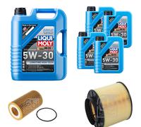Febi Controllo Set 9L Motore Liqui Moly 5W-30 da Molto Tempo Alto Tech per Audi