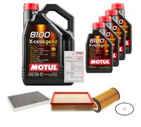 FEBI Controllo Set 9L MOTUL 8100 X-CESS 5W-40 Per Audi Allroad 4.2 V8
