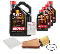 FEBI Controllo Set 9L MOTUL 8100 X-CESS 5W-40 Per BMW Z4 Roadster SDrive23i