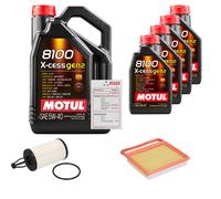 FEBI Controllo Set 9L MOTUL 8100 X-CESS 5W-40 Per Mercedes-Benz C-Klasse