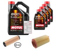 FEBI Controllo Set 9L MOTUL 8100 X-CESS 5W-40 Per Mercedes-Benz C-Klasse SLK