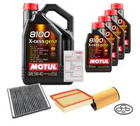 FEBI Controllo Set 9L MOTUL 8100 X-CESS 5W-40 Per Mercedes-Benz M-Klasse ML