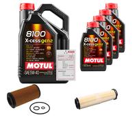 FEBI Controllo Set 9L MOTUL 8100 X-CESS 5W-40 Per Mercedes-Benz S-Klasse