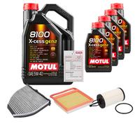 FEBI Controllo Set 9L MOTUL 8100 X-CESS 5W-40 Per Mercedes-Benz SL 400