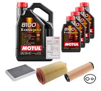FEBI Controllo Set 9L MOTUL 8100 X-CESS 5W-40 Per Mercedes-Benz Sprinter
