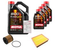 FEBI Controllo Set 9L MOTUL 8100 X-CESS 5W-40 Per Nissan Interstar