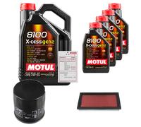 FEBI Controllo Set 9L MOTUL 8100 X-CESS 5W-40 Per Nissan Murano II 3.5 4x4