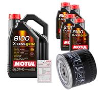 FEBI Controllo Set 9L MOTUL 8100 X-CESS 5W-40 Per Volvo C70 I Coupe