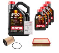 FEBI Controllo Set 9L MOTUL 8100 X-CESS 5W-40 Per VW Passat Variant 2.3 VR5