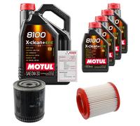 FEBI Controllo Set 9L MOTUL 8100 X-CLEAN 0W-30 Per Audi A8 3.0