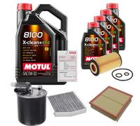 FEBI Controllo Set 9L MOTUL 8100 X-CLEAN 0W-30 Per Mercedes-Benz B-Klasse