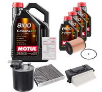 FEBI Controllo Set 9L MOTUL 8100 X-CLEAN 0W-30 Per Mercedes-Benz E-Klasse