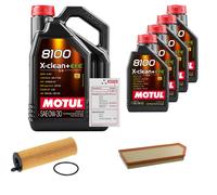 FEBI Controllo Set 9L MOTUL 8100 X-CLEAN 0W-30 Per Mercedes-Benz E-Klasse