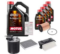 FEBI Controllo Set 9L MOTUL 8100 X-CLEAN 0W-30 Per Mercedes-Benz G-Klasse