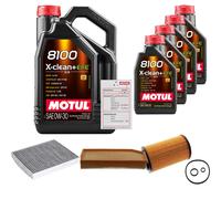 FEBI Controllo Set 9L MOTUL 8100 X-CLEAN 0W-30 Per Mercedes-Benz G-Klasse